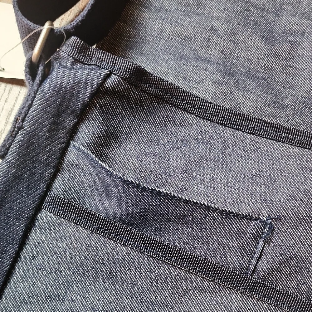 GAP | NWT Lightweight Navy Denim Laptop Shoulder Messenger‎ School Bag Pockets